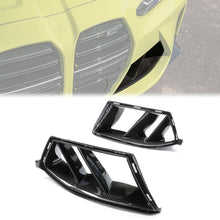 Load image into Gallery viewer, Dry Carbon Fiber Front Bumper Air Intakes for BMW G80 G82 G83 M3 M4 2021+
