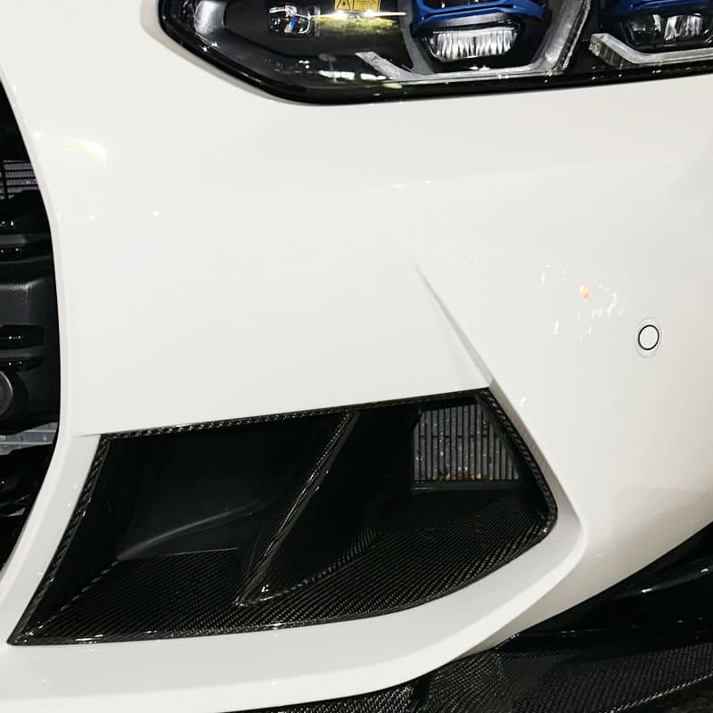 Dry Carbon Fiber Front Bumper Air Intakes for BMW G80 G82 G83 M3 M4 2021+