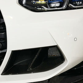 Dry Carbon Fiber Front Bumper Air Intakes for BMW G80 G82 G83 M3 M4 2021+