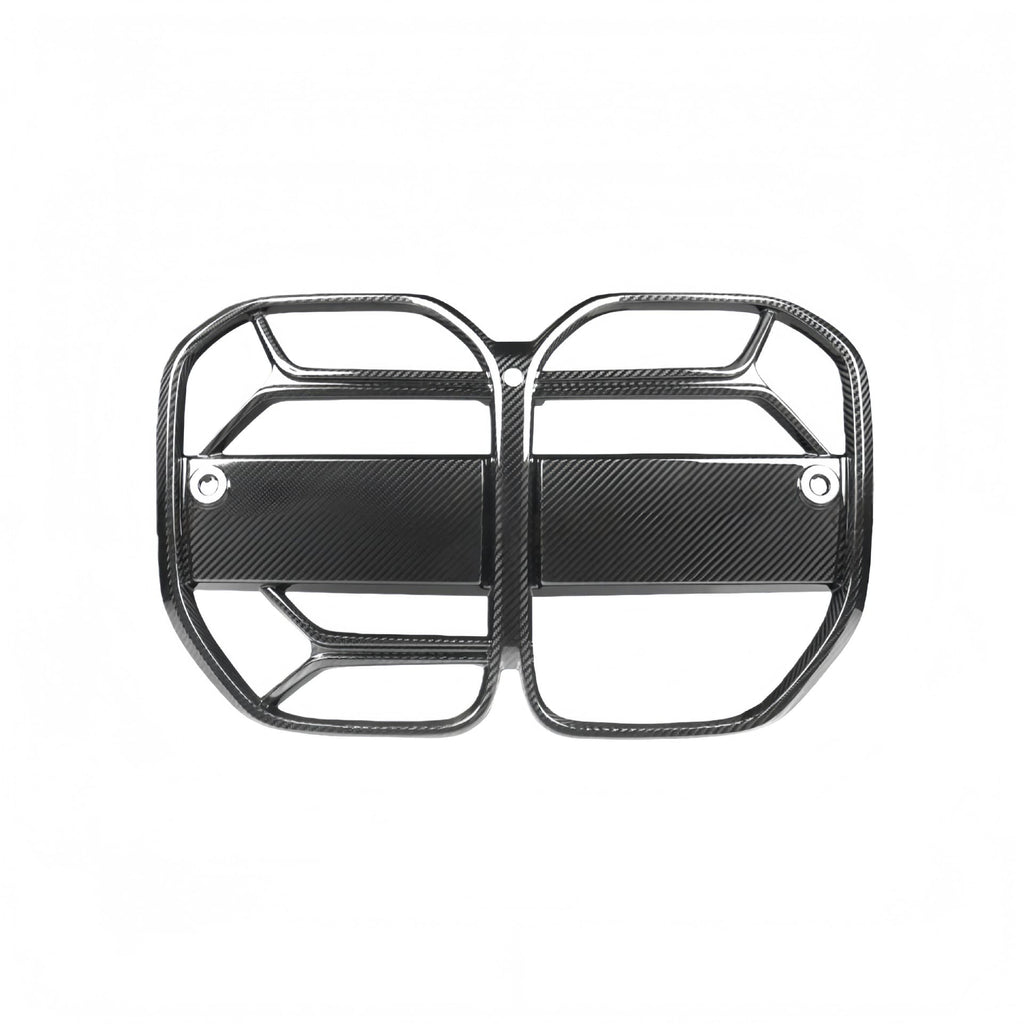 BMW 4 Series G22 G23 G26 CSL Style Dry Carbon Fiber Kidney Grille (2021+)
