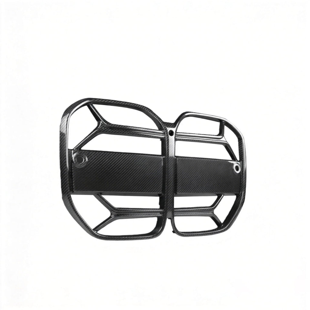 BMW 4 Series G22 G23 G26 CSL Style Dry Carbon Fiber Kidney Grille (2021+)