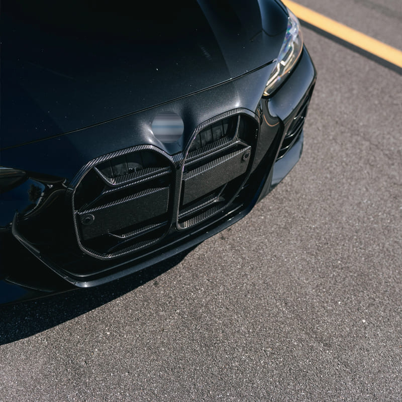 BMW 4 Series G22 G23 G26 CSL Style Dry Carbon Fiber Kidney Grille (2021+)