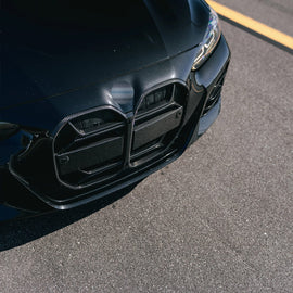 BMW 4 Series G22 G23 G26 CSL Style Dry Carbon Fiber Kidney Grille (2021+)
