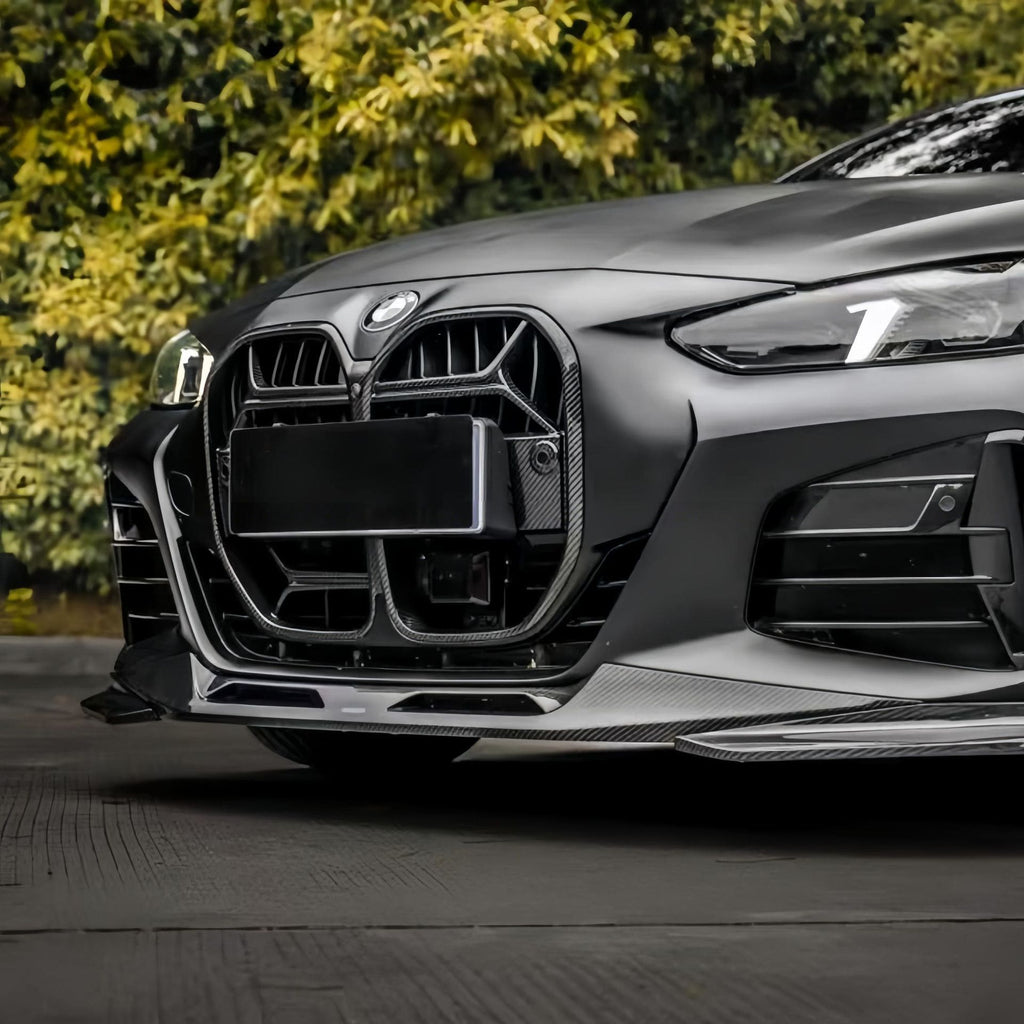 BMW 4 Series G22 G23 G26 CSL Style Dry Carbon Fiber Kidney Grille (2021+)