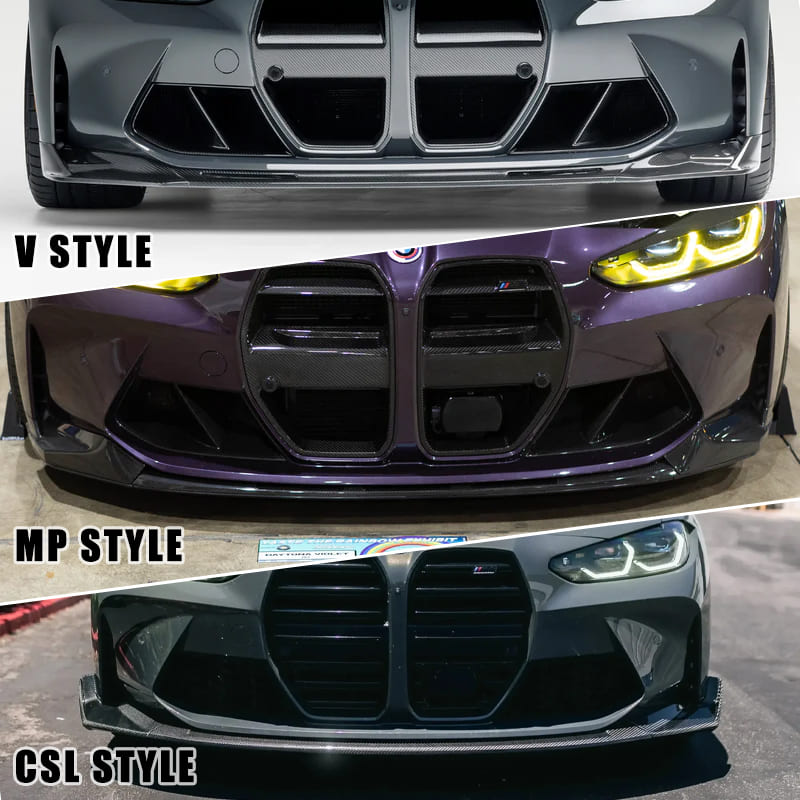 Dry Carbon Fiber Front Lip MP V CSL Style for BMW G80 G82 G83 M3 M4 2021+