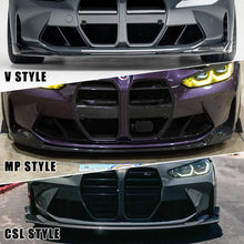 Load image into Gallery viewer, Dry Carbon Fiber Front Lip MP V CSL Style for BMW G80 G82 G83 M3 M4 2021+