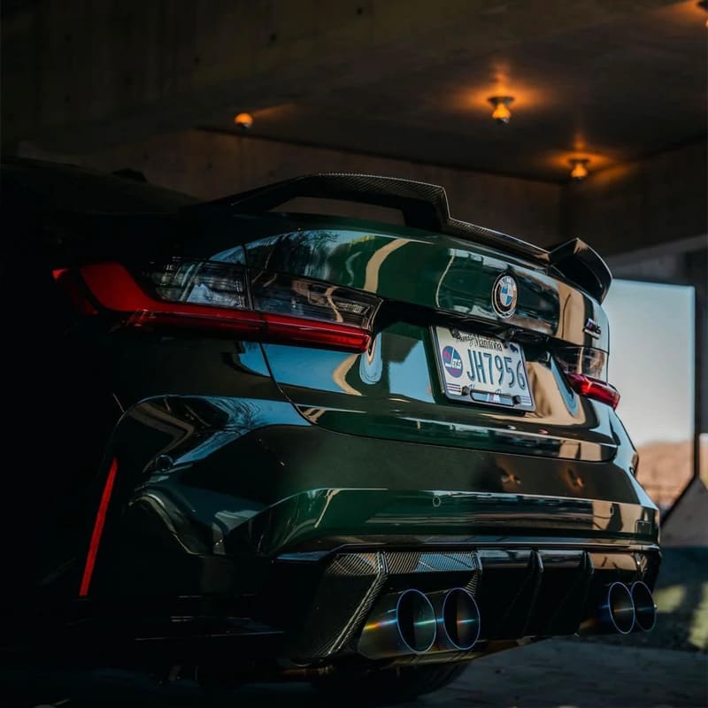 BMW G80 M3 G82 M4 Dry Carbon Fiber M Performance Style Trunk Spoiler 2021+