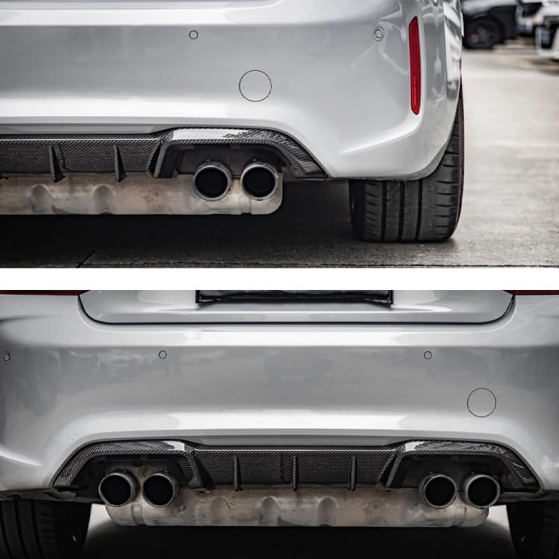 MP Style Dry Carbon Fiber Rear Diffuser for BMW F87 M2C 2019–2021
