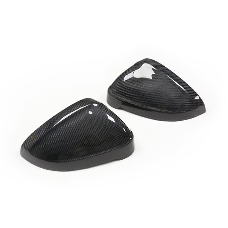 Dry Carbon Fiber Mirror Caps for Audi A4 S4 RS4 A5 S5 RS5 2017-2024