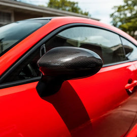 Dry Carbon Fiber Mirror Caps for Toyota GR86 Subaru BRZ 2022+