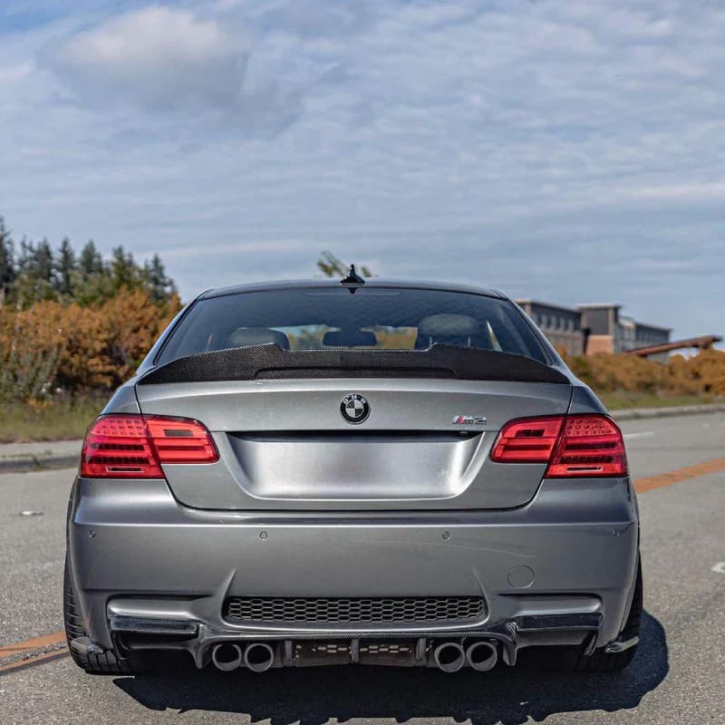 BMW E92 M3 Real Carbon Fiber Trunk Spoiler PSM Style