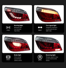Load image into Gallery viewer, BMW 5 Series E60 LED Tail Lights Dragon Scale Style (2003–2010)
