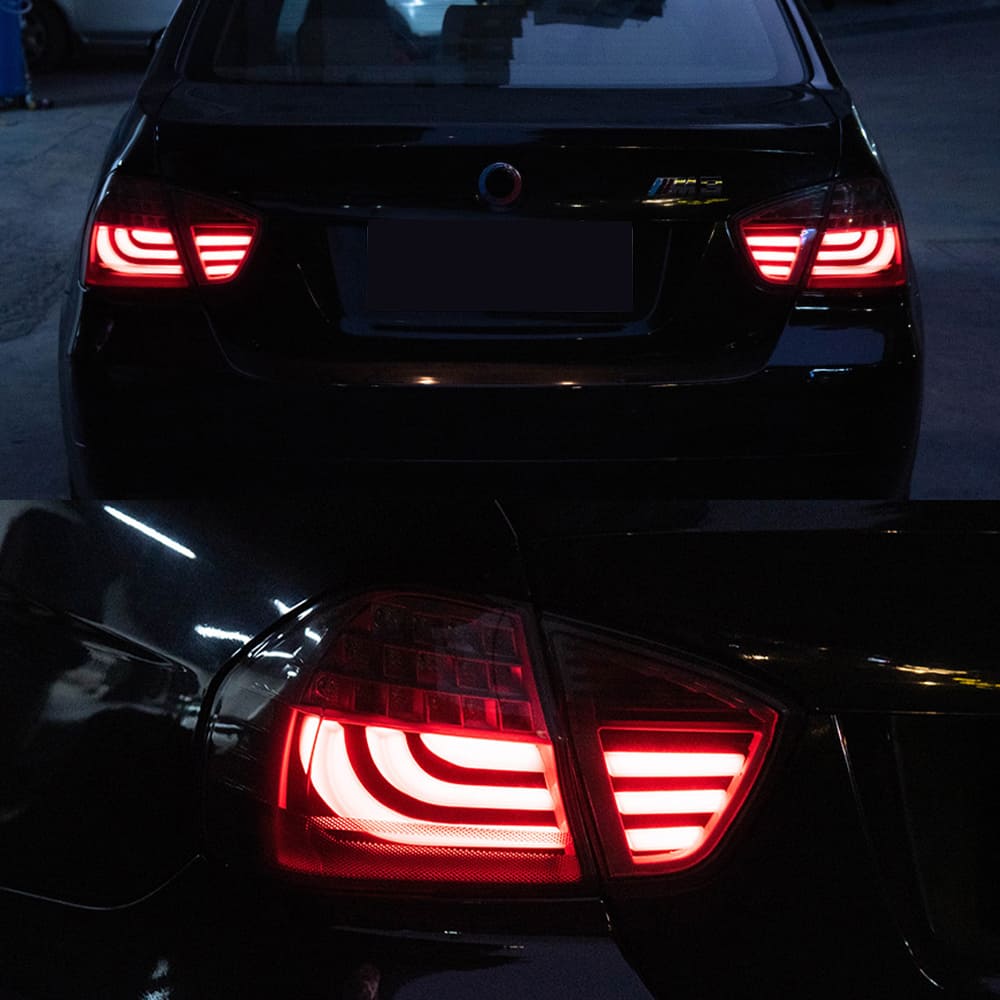 BMW 3 Series E90 Tail Lights with Sequential Turn Signals (2005–2012)