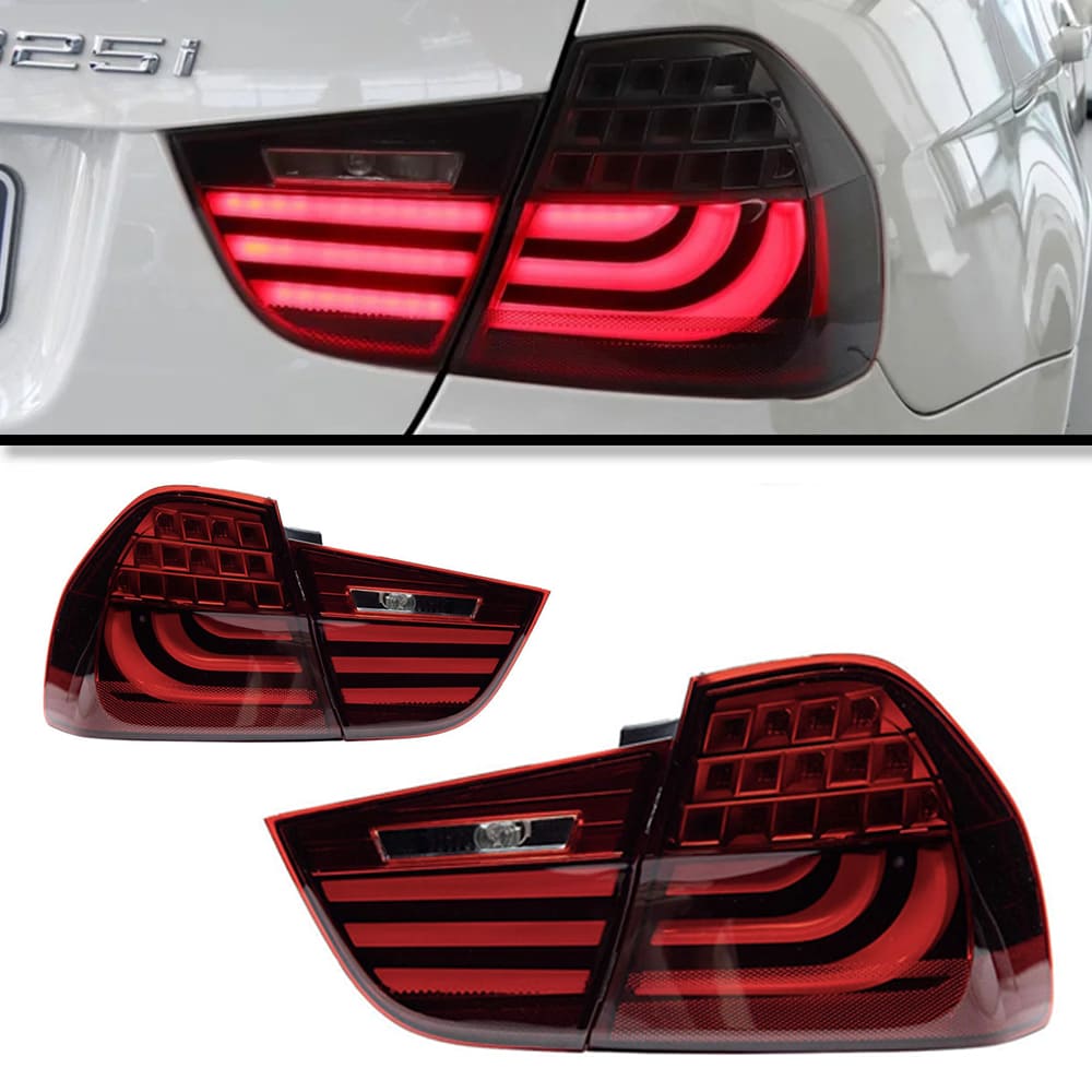 BMW 3 Series E90 Tail Lights with Sequential Turn Signals (2005–2012)