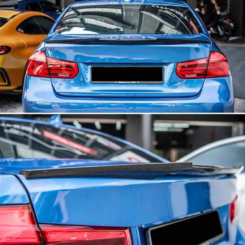BMW F30 Real Carbon Fiber Trunk Spoiler PSM Style