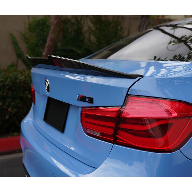BMW F30 Real Carbon Fiber Trunk Spoiler PSM Style