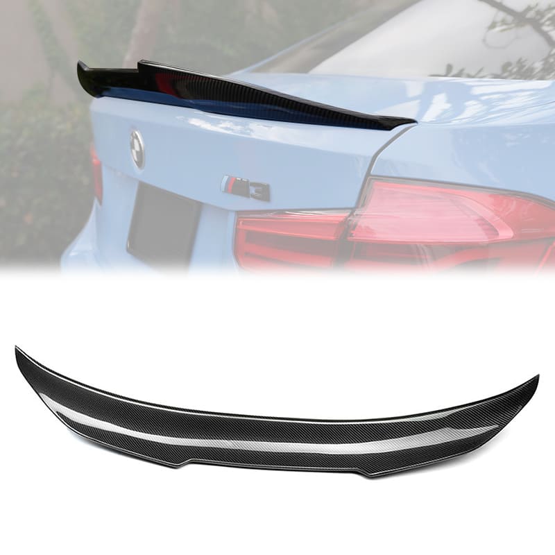 BMW F30 Real Carbon Fiber Trunk Spoiler PSM Style
