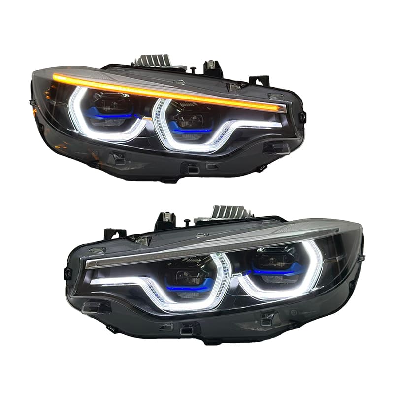 GTS Style Laser Lens LED Headlights for BMW 4-Series 2013-2020 F32/ F36/ F80/ F82/ M3/ M4