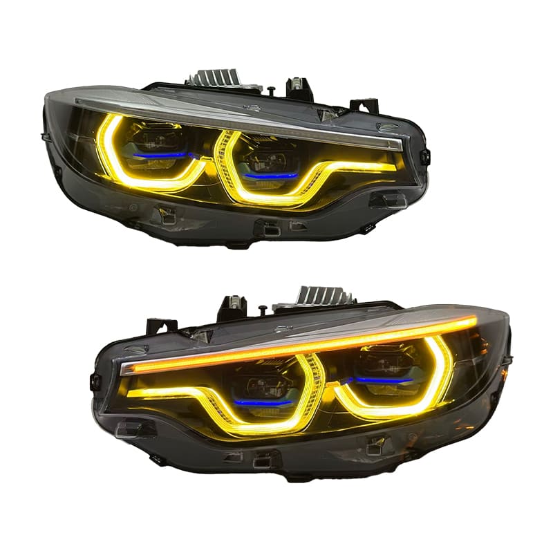 GTS Style Laser Lens LED Headlights for BMW 4-Series 2013-2020 F32/ F36/ F80/ F82/ M3/ M4