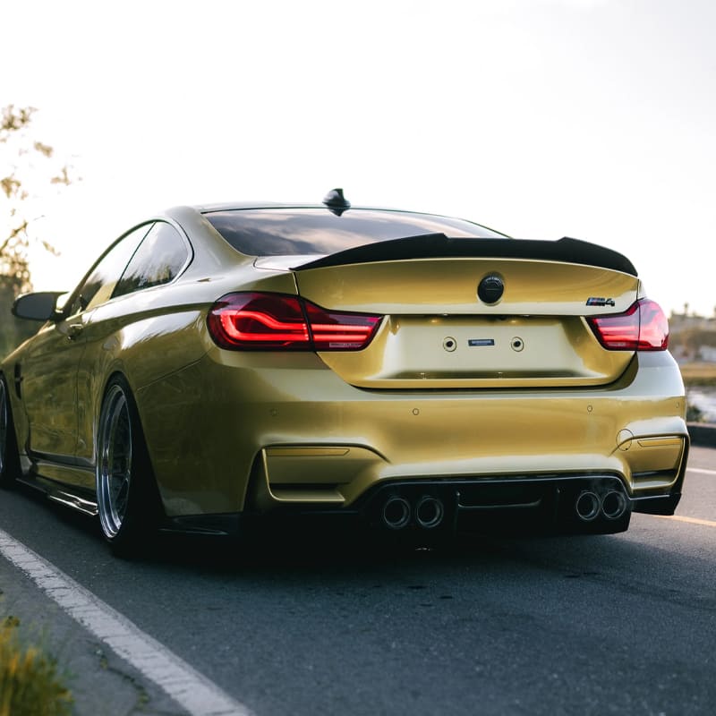 BMW F82 F83 M4 Dry Carbon Fiber M Performance Style Trunk Spoiler