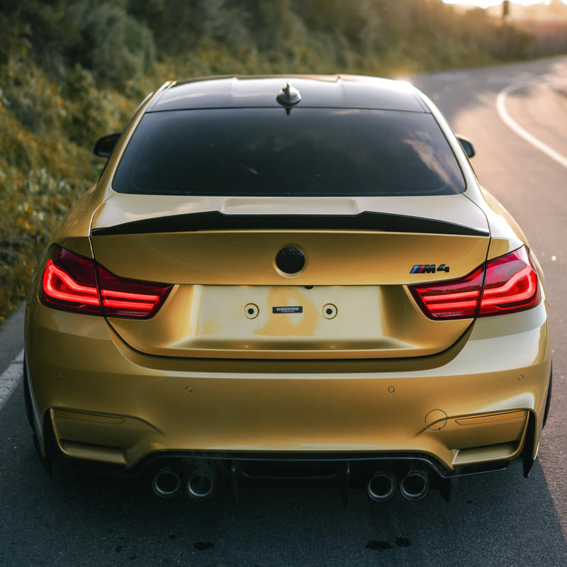 BMW F82 F83 M4 Dry Carbon Fiber M Performance Style Trunk Spoiler