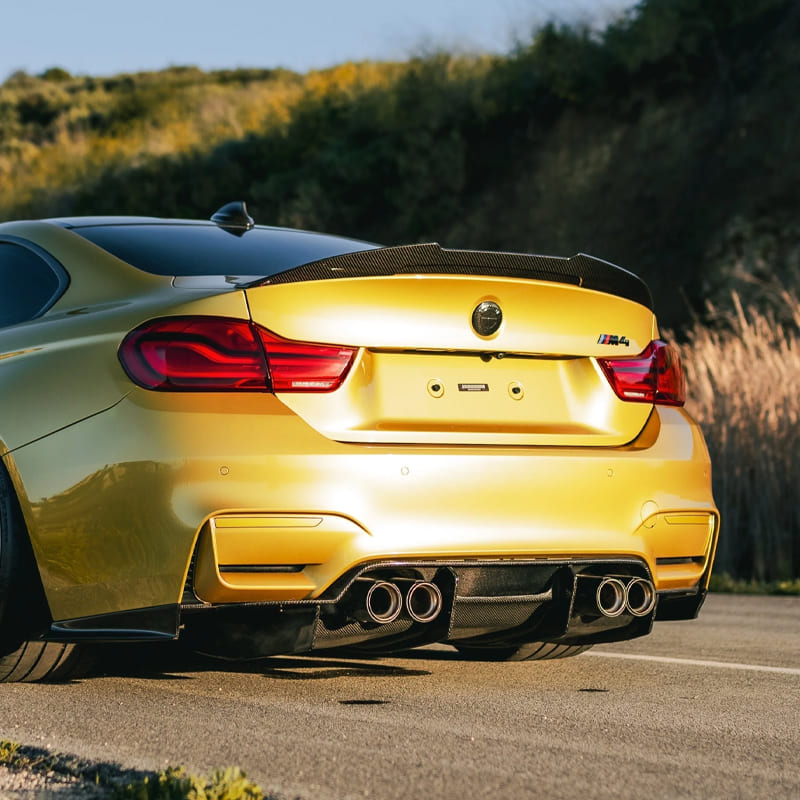 BMW F82 F83 M4 Dry Carbon Fiber M Performance Style Trunk Spoiler