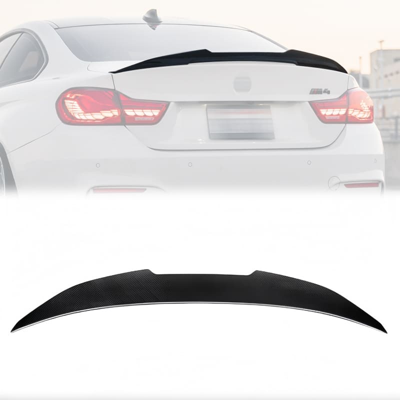 BMW F82 F83 M4 Dry Carbon Fiber M Performance Style Trunk Spoiler