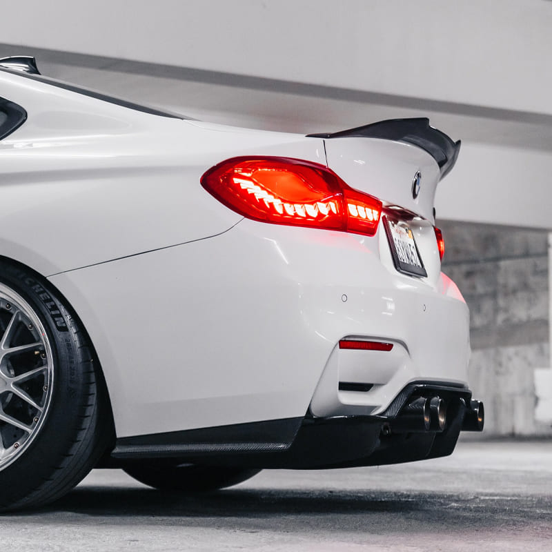 BMW F82 F83 M4 Dry Carbon Fiber M Performance Style Trunk Spoiler