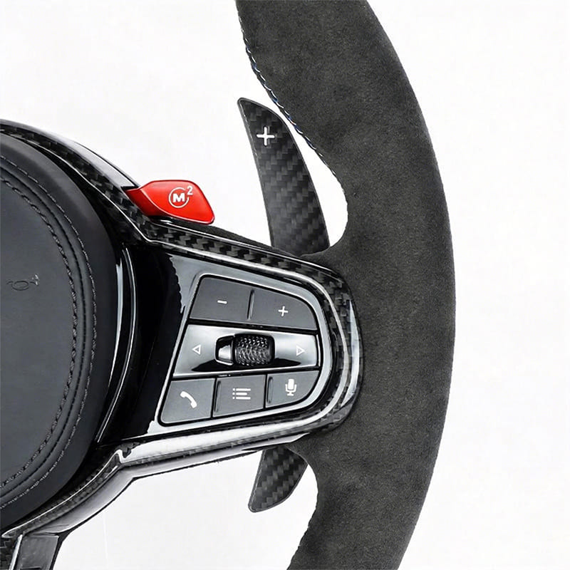 Carbon Fiber Steering Wheel for BMW G Series (2/3/4/5 Series G20 G22 G8X M3 M4 M5 X3 X5)