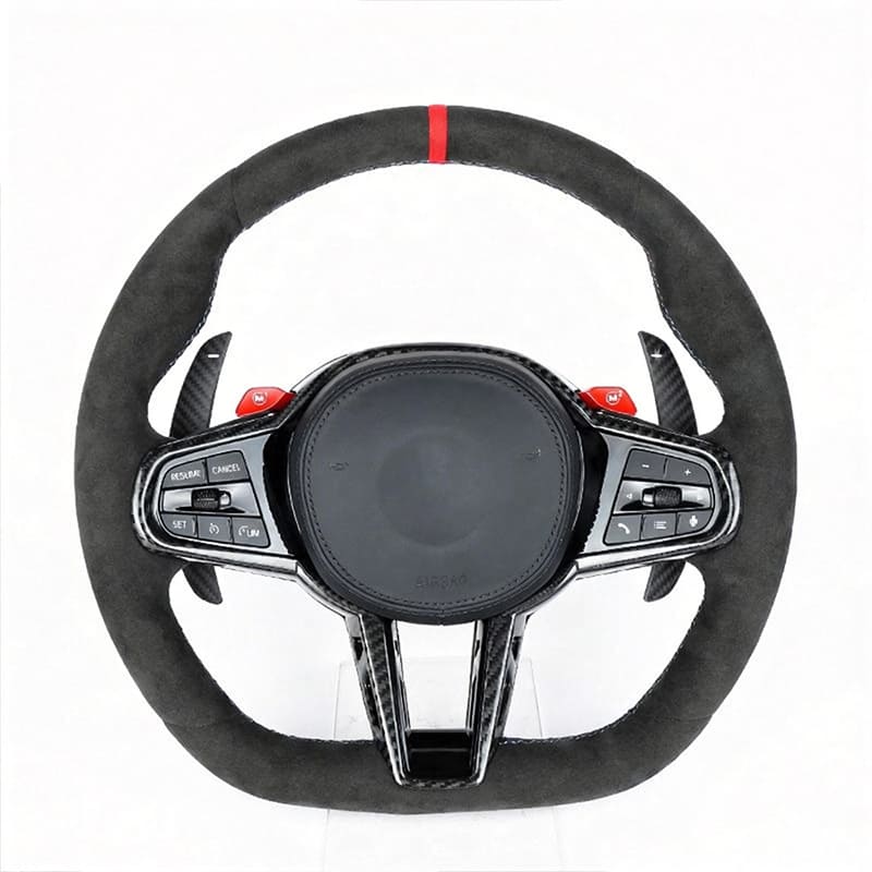 Carbon Fiber Steering Wheel for BMW G Series (2/3/4/5 Series G20 G22 G8X M3 M4 M5 X3 X5)