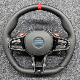 Carbon Fiber Steering Wheel for BMW G Series (2/3/4/5 Series G20 G22 G8X M3 M4 M5 X3 X5)