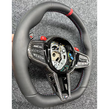 Load image into Gallery viewer, Carbon Fiber Steering Wheel for BMW G Series (2/3/4/5 Series G20 G22 G8X M3 M4 M5 X3 X5)
