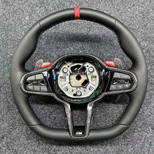 Load image into Gallery viewer, Carbon Fiber Steering Wheel for BMW G Series (2/3/4/5 Series G20 G22 G8X M3 M4 M5 X3 X5)