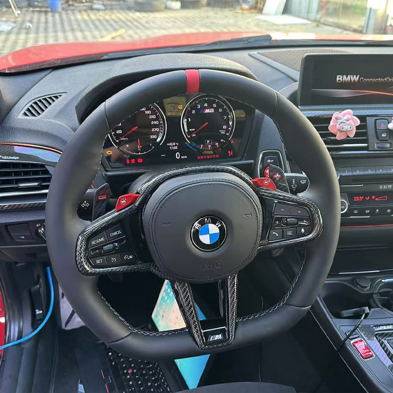 Carbon Fiber Steering Wheel for BMW G Series (2/3/4/5 Series G20 G22 G8X M3 M4 M5 X3 X5)