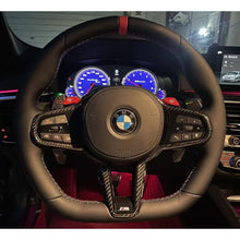 Load image into Gallery viewer, Carbon Fiber Steering Wheel for BMW G Series (2/3/4/5 Series G20 G22 G8X M3 M4 M5 X3 X5)