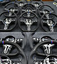 Load image into Gallery viewer, BMW F30 F32 F10 Carbon Fiber Steering Wheel with Airbag