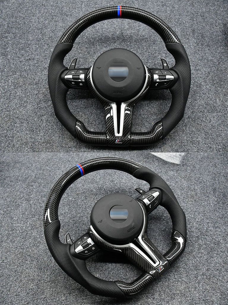 BMW F30 F32 F10 Carbon Fiber Steering Wheel with Airbag