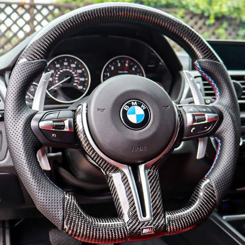 BMW F30 F32 F10 Carbon Fiber Steering Wheel with Airbag