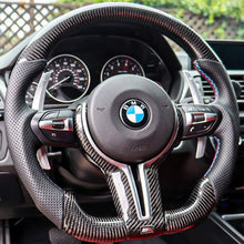 Load image into Gallery viewer, BMW F30 F32 F10 Carbon Fiber Steering Wheel with Airbag