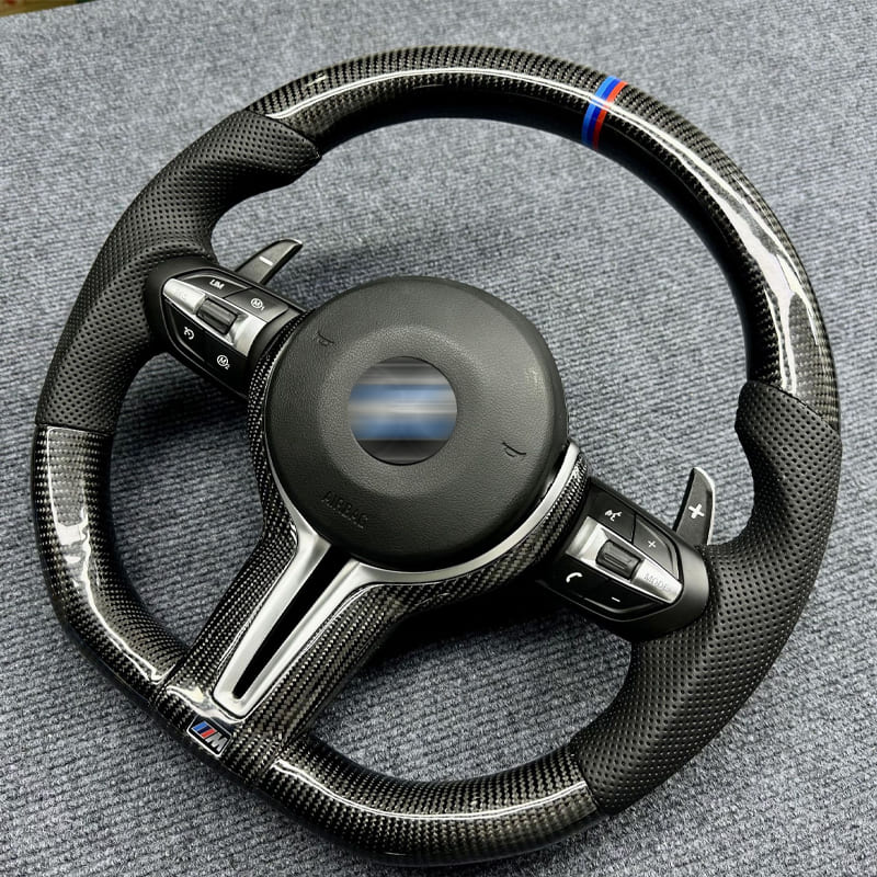 BMW F30 F32 F10 Carbon Fiber Steering Wheel with Airbag