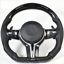Load image into Gallery viewer, BMW F30 F32 F10 Carbon Fiber Steering Wheel with Airbag