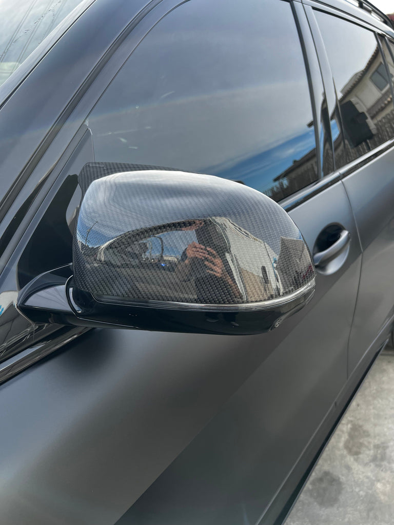 Carbon Fiber Mirror Caps for BMW X3 X4 X5 X6 X7 (G01 G02 G05 G06 G07)