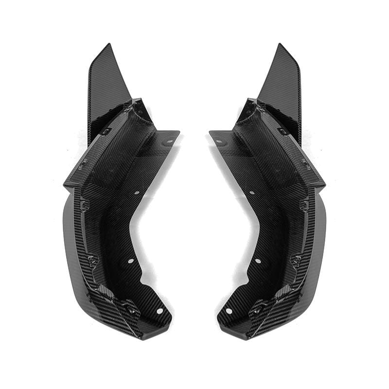 MP Style Dry Carbon Fiber Rear Bumper Extensions for BMW G80 G82 G83 M3 M4 2021+