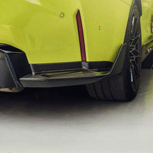 Load image into Gallery viewer, MP Style Dry Carbon Fiber Rear Bumper Extensions for BMW G80 G82 G83 M3 M4 2021+