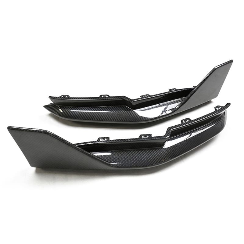 MP Style Dry Carbon Fiber Rear Bumper Extensions for BMW G80 G82 G83 M3 M4 2021+
