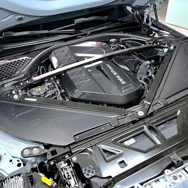 BMW G8x M3 M4 M2 Dry Carbon Fiber Engine Cover 2021+
