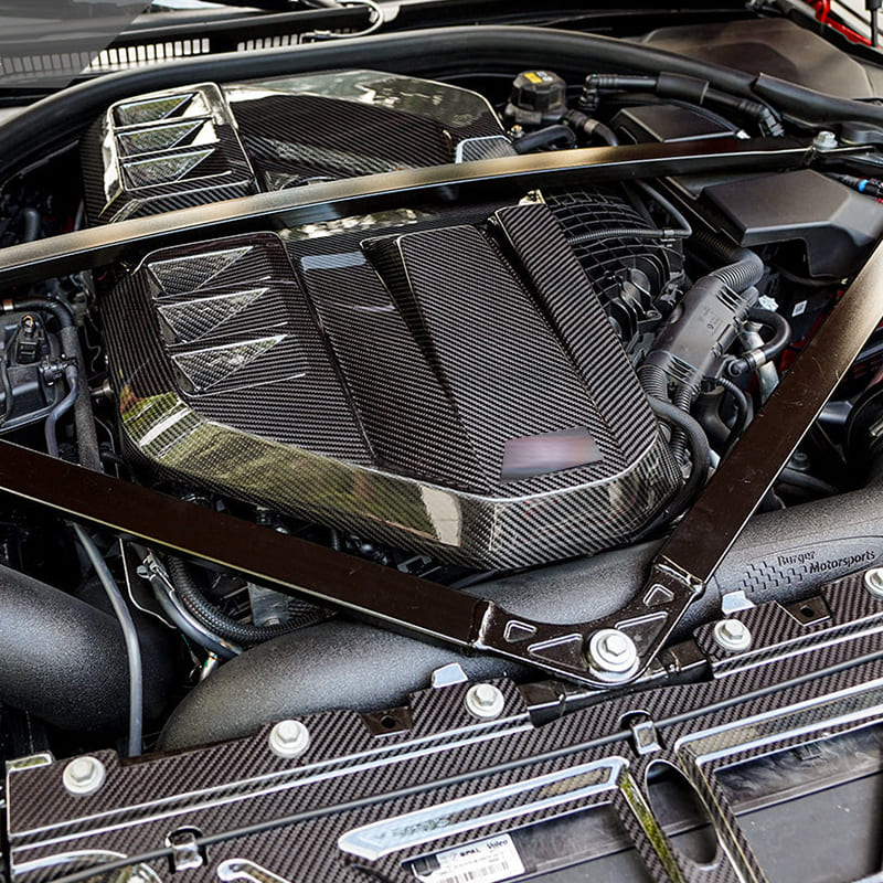 BMW G8x M3 M4 M2 Dry Carbon Fiber Engine Cover 2021+