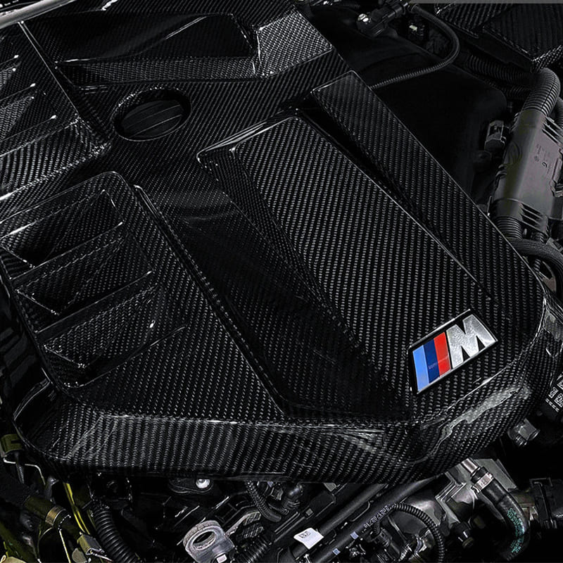 BMW G8x M3 M4 M2 Dry Carbon Fiber Engine Cover 2021+
