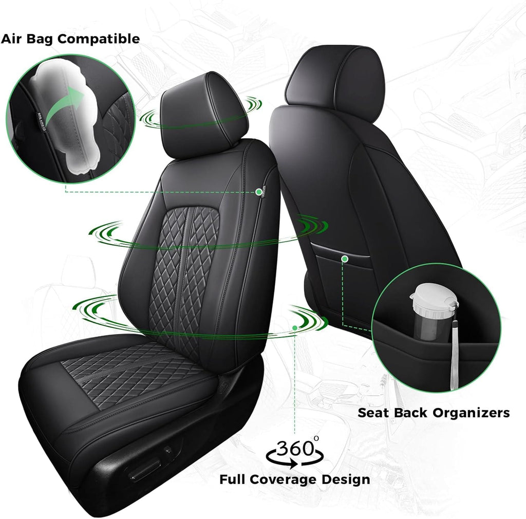 AmanCarport Custom Leather Car Seat Covers for Honda HR-V (2016-2026)