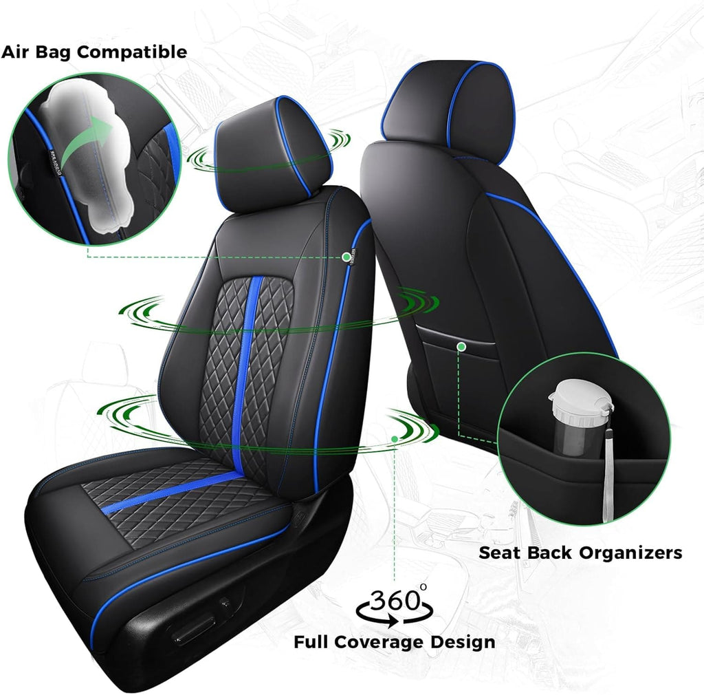 AmanCarport Custom Leather Car Seat Covers for Honda HR-V (2016-2026)